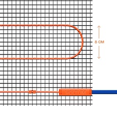 Нагревательный мат Voltum 200 Вт/м 9 м 4,5 м2 VLT01-200-4.5 2
