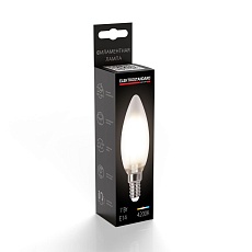 Лампа светодиодная филаментная Elektrostandard E14 7W 4200K матовая a049063 2