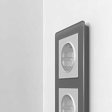 Рамка Werkel Acrylic на 3 поста графит W0032704 4690389184895 4