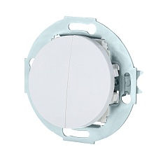 Выключатель LK Studio двухклавишный (схема 5) 16 A, 250 B (белый) Vintage 881104-1 1