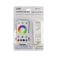 Комплект ELFLED (RGB-контроллер V3 и Пульт 1-зоновый 2.4G, белый) ELFLED-RGBBox (V3+RGBRem)