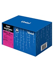 Уличная светодиодная гирлянда Uniel бахрома 230V белый ULD-B3010-200/TWK White IP67 UL-00001366 1