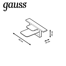 Заглушка Gauss TR143 4