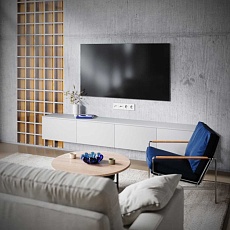 Розетка телевизионная встраиваемая Voltum S70 TV+RJ45 кат. 6 белый матовый VLS060702 3