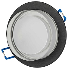 Светильник встраиваемый декоративный ЭРА DK107 BK под лампу MR16 GU5.3 черный Б0058397 3