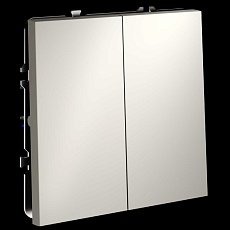 Перекрестный переключатель встраиваемый Voltum S70 двухклавишный 10А, (кашемир) VLS020503 2