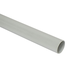 Труба гладкая жесткая ПВХ d=20мм серая 3м (93м/компл) IEK CTR10-020-K41-093I