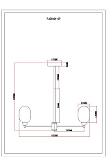 Подвесная люстра Moderli Gracy V10849-4P 1