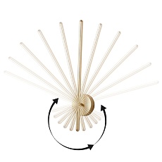 Бра Crystal VERDE AP L700 GOLD NEW 2