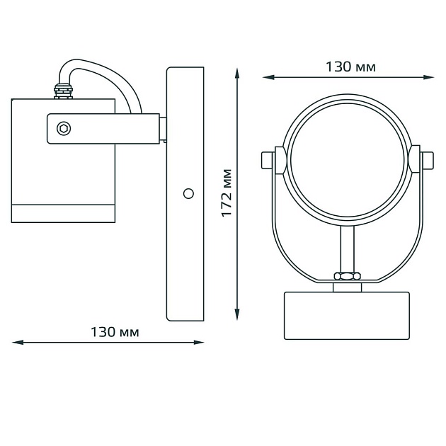 Уличный настенный светильник Gauss Sonata GD150 Фото № 2