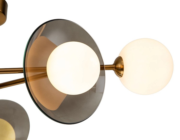 Потолочная люстра Indigo Jazz 11020/6C Brass V000163 изображение 4 Потолочная люстра Indigo Jazz 11020/6C Brass V000163 Фото № 4