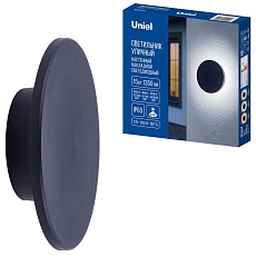 Уличный накладной светильник Uniel ULU-P35R-15W/3000K+4000K+6500K/D22 IP65 BLACK UL-00013633 2