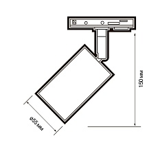 Трековый светильник Jazzway PTR 26 5038097A 2