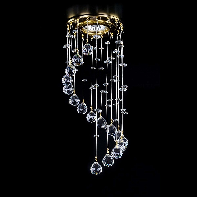 Встраиваемый светильник Artglass Spot 22 Chaos CE изображение 1 Встраиваемый светильник Artglass Spot 22 Chaos CE Фото № 1