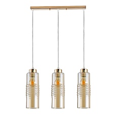 Подвесной светильник ЭкономСвет 30117/3GD AMB