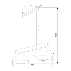 Подвесной светильник TK Lighting 4713 Oslo 1