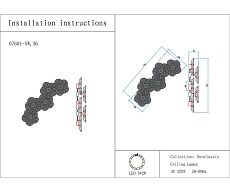 Бра Kink Light Грея 07601-5W,36 1