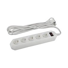 Сетевой фильтр ЭРА USF-5es-5m-W Б0019738