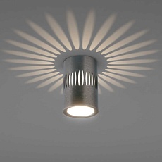 Потолочный светодиодный светильник Elektrostandard DLS026 7W 4200К графит a053601 5