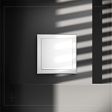 Выключатель встраиваемый Voltum S70 одноклавишный с подсветкой 10А, (белый глянцевый) VLS010201 4