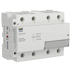 ARMAT Контактор модульный KMR 100А 24В AC/DC 4НО IEK AR-KMR20-100-40-024