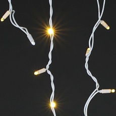 Cветодиодная гирлянда Sneha бахрома 230V теплый белый мерцающий A-510 WW/W FLASH 1