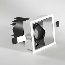 Встраиваемый светодиодный светильник Elektrostandard Inline 25091/LED 10W 4000K белый/хром a064614 2