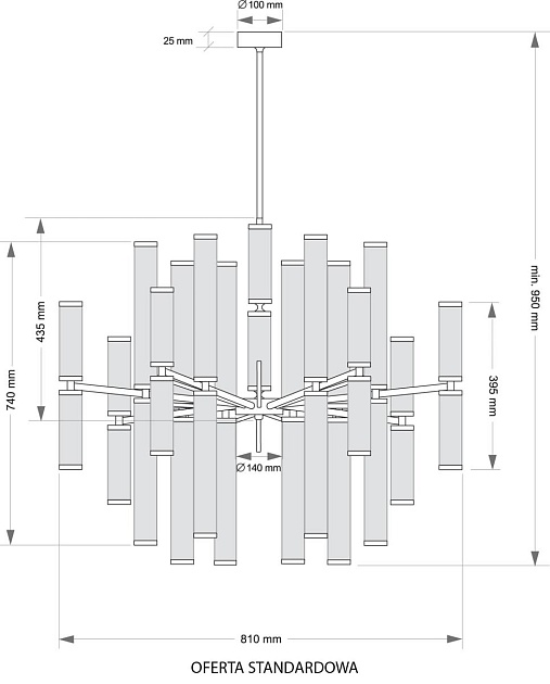 Подвесной светильник KUTEK SALETTO SAL-ZW-32(P) изображение 3 Подвесной светильник KUTEK SALETTO SAL-ZW-32(P) Фото № 3