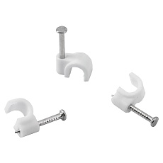 Скоба крепежная General GBF-6-50-R, 6мм, круглая, 50 штук, 1/500