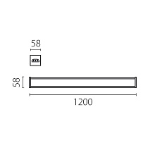 Светильник линейный 50W Trito Lightstar 456507 2