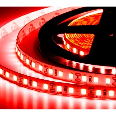 Лента светодиодная герметичная ELF GERMES, 600SMD (2835), 12В, IP65, 5м, красный ELF-600SMD2835-GERMES-R