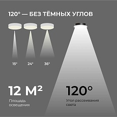 Светильник светодиодный накладной Apeyron 18-161 2