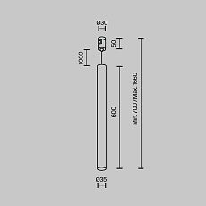 Трековый светильник Maytoni Technical TR156-1-5W4K-PT 5