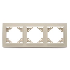 Рамка 3-постовая Stekker Эрна слоновая кость PFR00-9003-02 39242