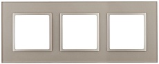 Рамка 3-постовая ЭРА Elegance 14-5103-04 Б0034509