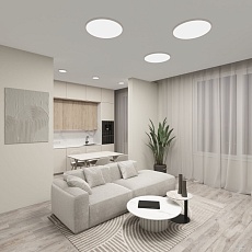 Потолочный светодиодный светильник Denkirs Thin DK6522-WH 2