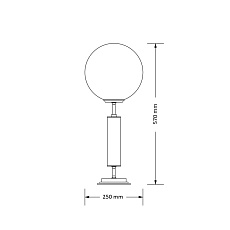 Настольный светильник KUTEK MOOD Ultimo ULT-LG-1(T) 1