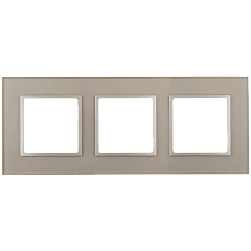 Рамка 3-постовая ЭРА Elegance 14-5103-04 Б0034509 1