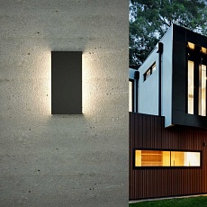 Уличный настенный светодиодный светильник Elektrostandard 1705 Techno Led Golf графит a057007 3