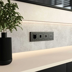 ТВ-розетка оконечная Werkel Hammer черный W1283008 4690389163081 3