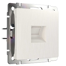 Телефонная розетка Werkel RJ-11 перламутровый рифленый W1182013 4690389172731