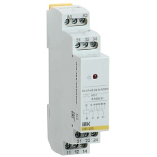 Реле промежуточное модульное OIR 3 контакта 8А 24В AC/DC IEK OIR-308-ACDC24V