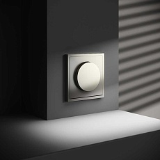 Светорегулятор встраиваемый Voltum S70 поворотно-нажимной 600 Вт, (шелк) VLS070304 5