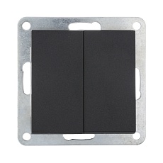 Выключатель LK Studio 2-кл.(схема 5) 16 A, 250 B (черный бархат) LK80 841108-1 1