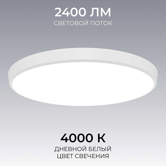 Накладной светодиодный светильник OGM O18-151 Фото № 4