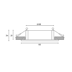 Встраиваемый светильник Hesby Lighting Hesby Bodo IP20,10Вт, GU5.3, белый HSBL_0106 4