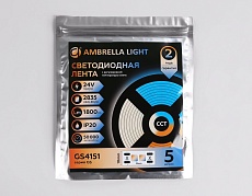Светодиодная лента Ambrella Light 18W/m 240LED/m 2835SMD теплый - холодный белый 5M GS4151 3
