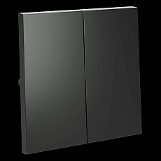 Клавиши для выключателя/переключателя двухклавишного S70 (титан) Voltum VLS000306