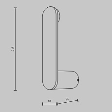 Бра Maytoni Connect MOD356WL-L4BS3K 3