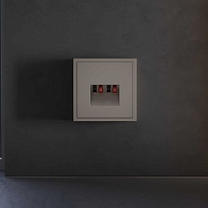 Накладка для розетки акустической 4-местной , S70 (капучино) Voltum VLS001514